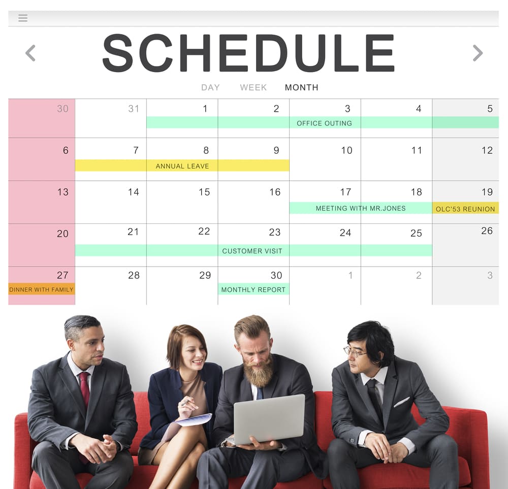 schedule table event planner concept 1 1